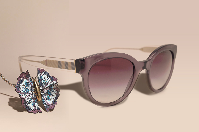 Burberry glasses check collection