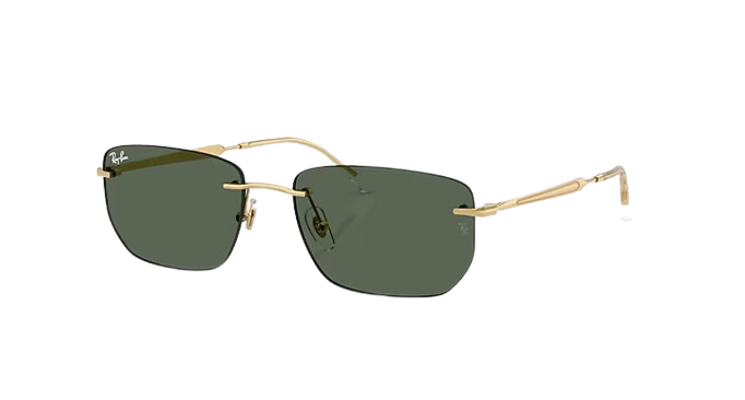 Ray-Ban RB3768 001/71 56-17 : sunčane naočale probušenog metala, zlatne