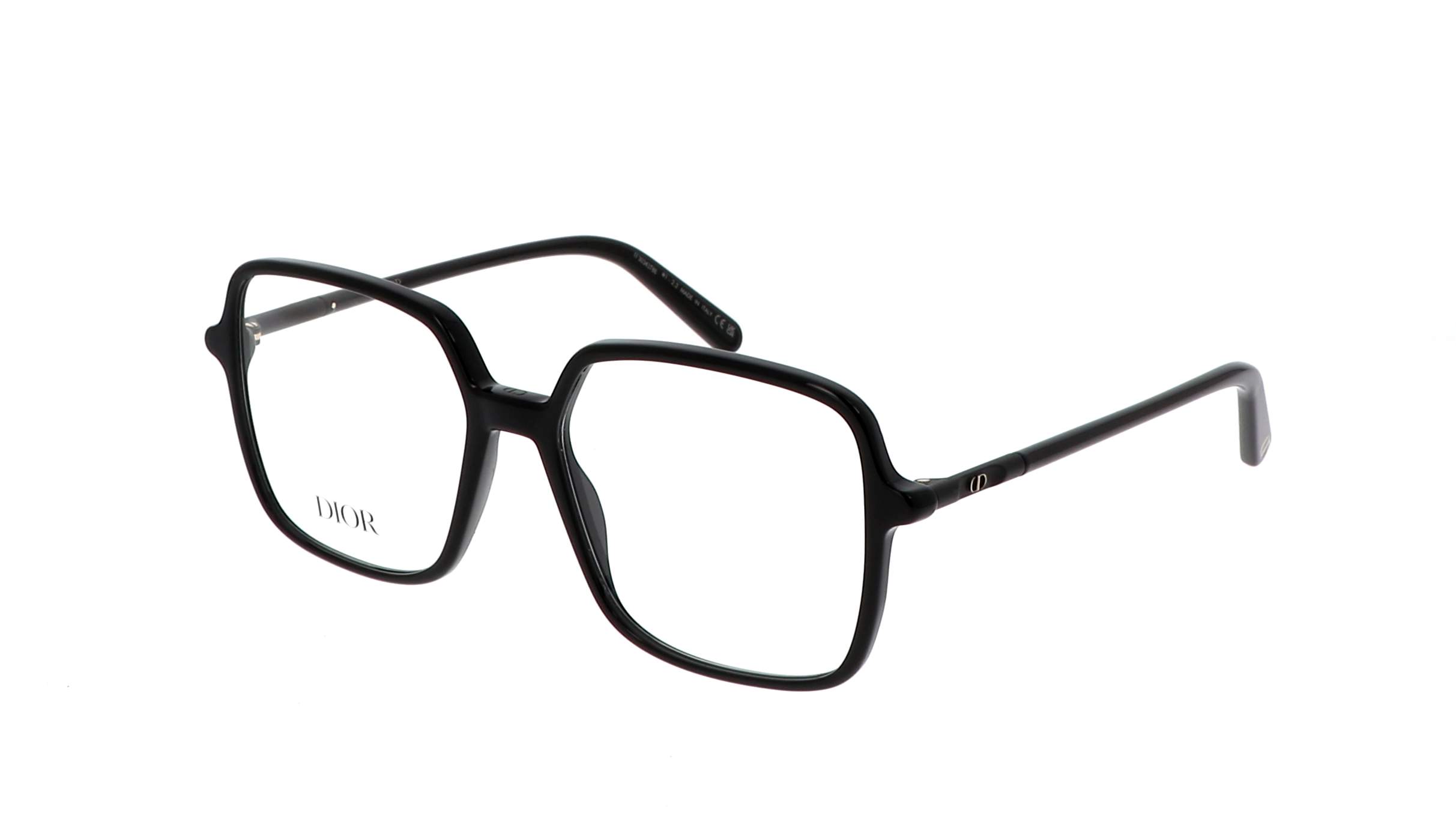 Dior MINI CD O S2I 1100 – monture carrée en acétate noir