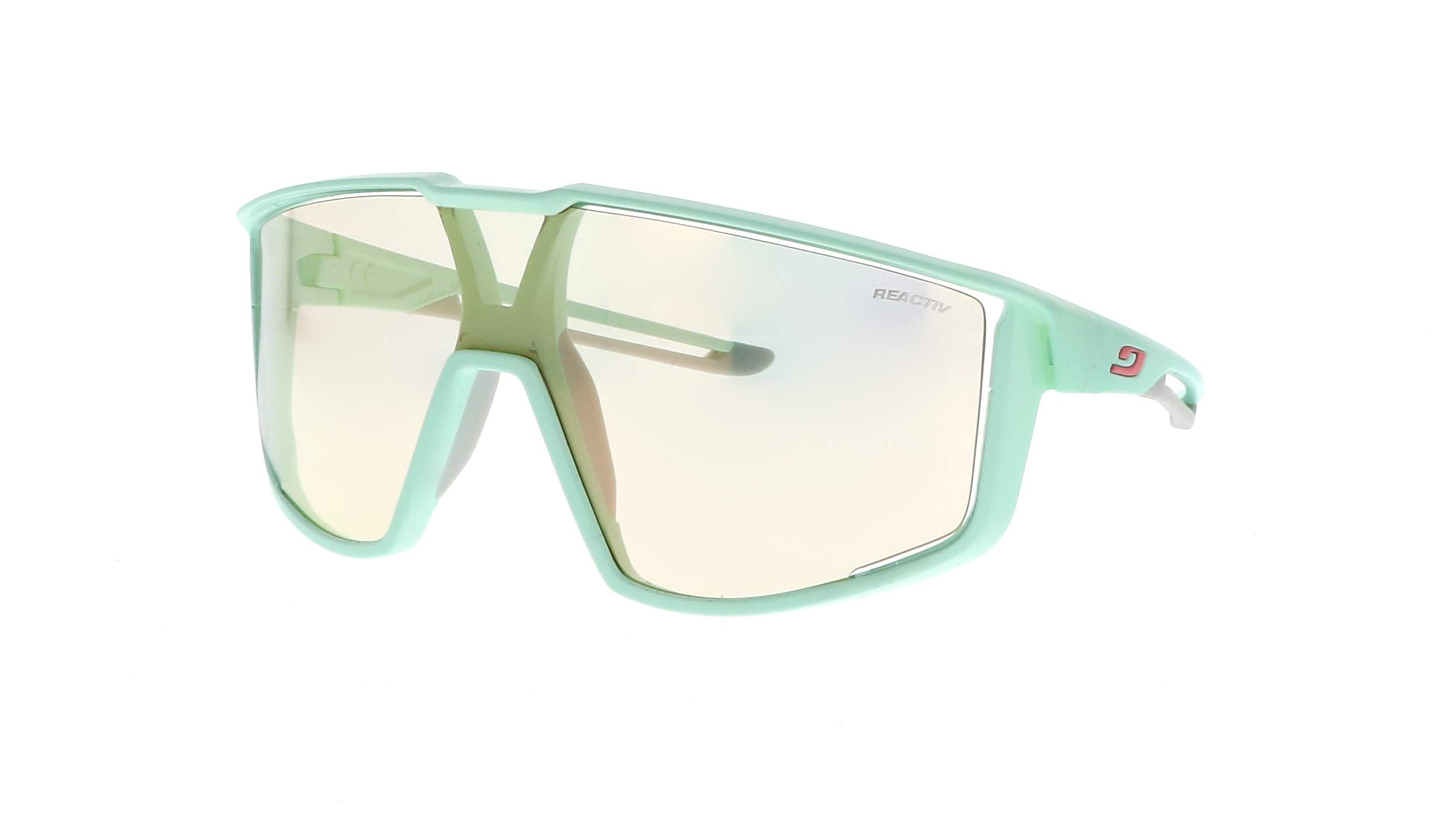 Julbo Fury zelene mat s Reactiv fotohromatskim lećama za trail i biciklizam