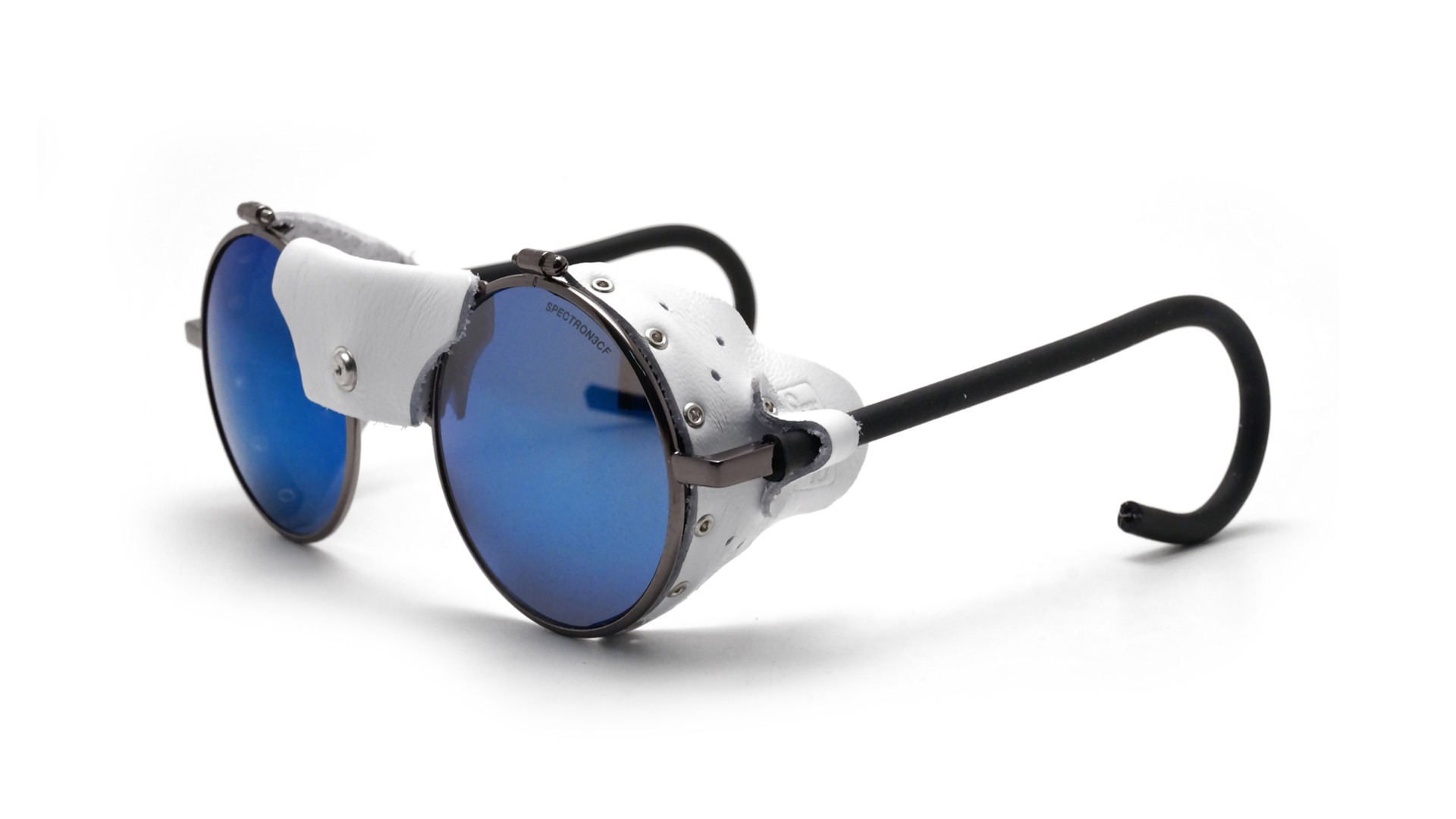 Julbo Vermont Classic srebrna s kožnim bočnim zaštitama i Spectron lećama
