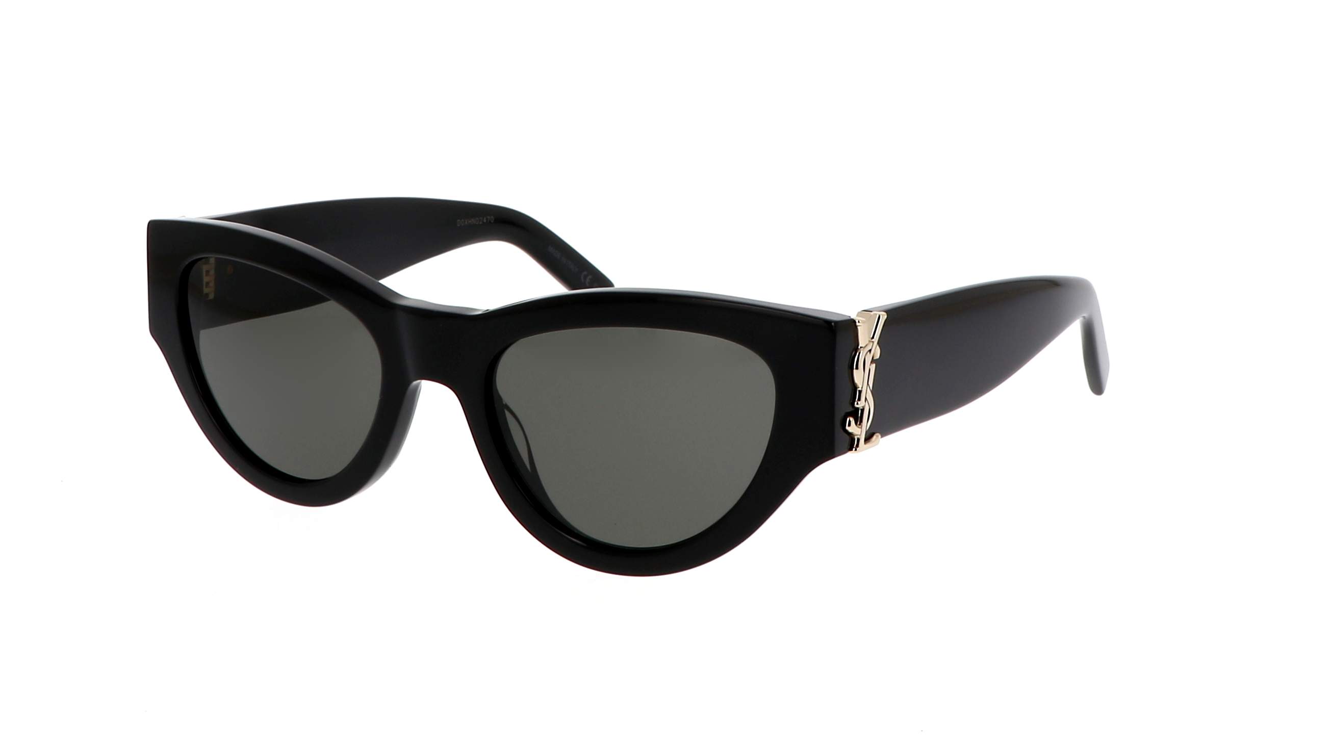 Crne sunčane naočale Saint Laurent SL M94 mačkastog oka